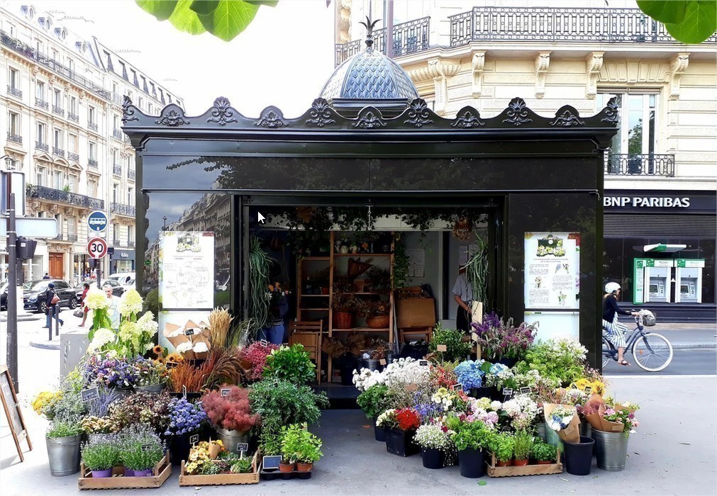 Kiosque fleuriste